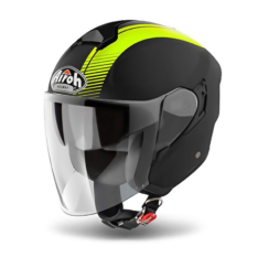 Airoh Helmet Urban Jet Hunter Simple Yellow Matt HUSP31