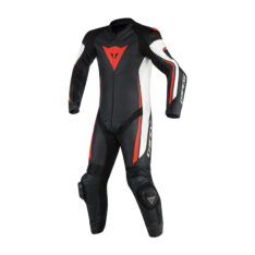 لباس دو تکه Dainese Suits Leather Assen 1 Pc. Perf I96 Black/White/Red – Fluo 1513447